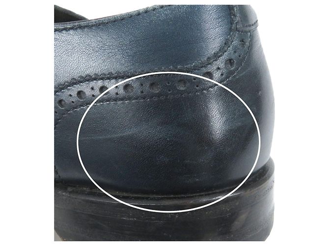 Autre Marque Mocassini Brogue REGAL in pelle pieno fiore Blu Blu navy - vista 9
