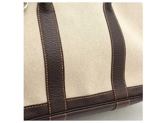 Hermès Borsa Hermes Garden Party TPM Toilè H 2way Marrone - vista 5