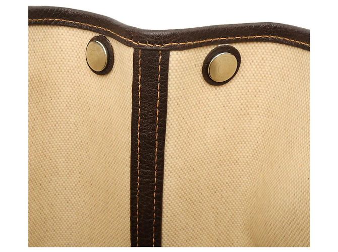 Hermès Borsa Hermes Garden Party TPM Toilè H 2way Marrone - vista 9