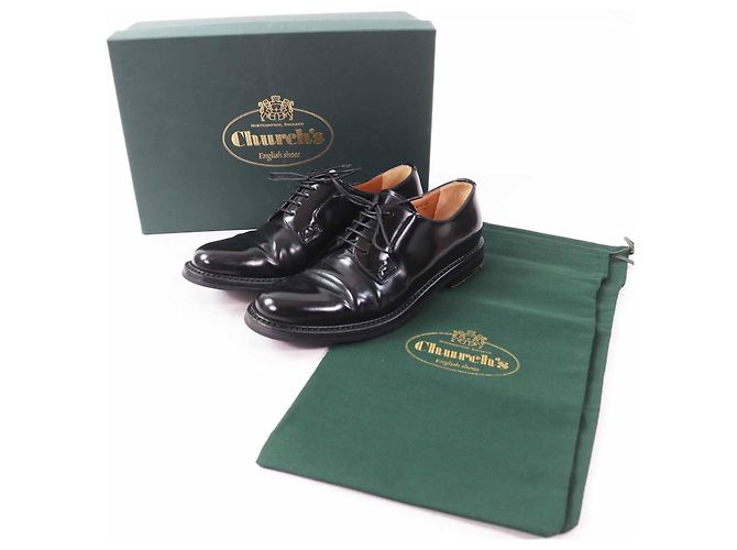 Autre Marque Scarpe Derby Church's in pelle Polished Binder Nero - vista 2