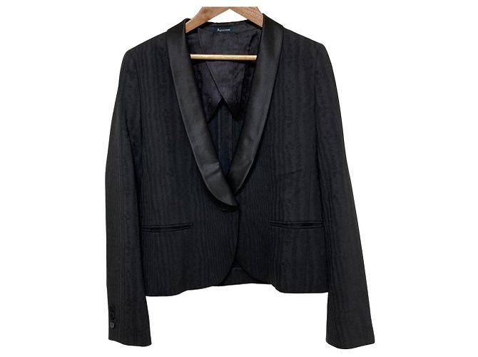 Autre Marque Conjunto de terno Aquascutum Preto - vista 12