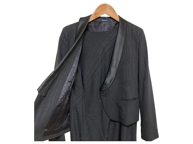 Autre Marque Conjunto de terno Aquascutum Preto - vista 2
