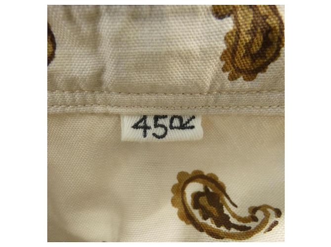 Autre Marque Camisa de algodón Forty Five Rpm Beige - vista 4