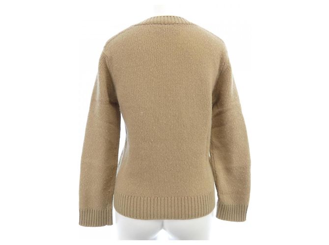 Cardigan in misto cashmere Prada Marrone - vista 2