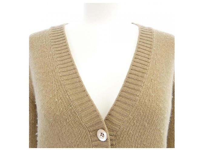 Cardigan in misto cashmere Prada Marrone - vista 5