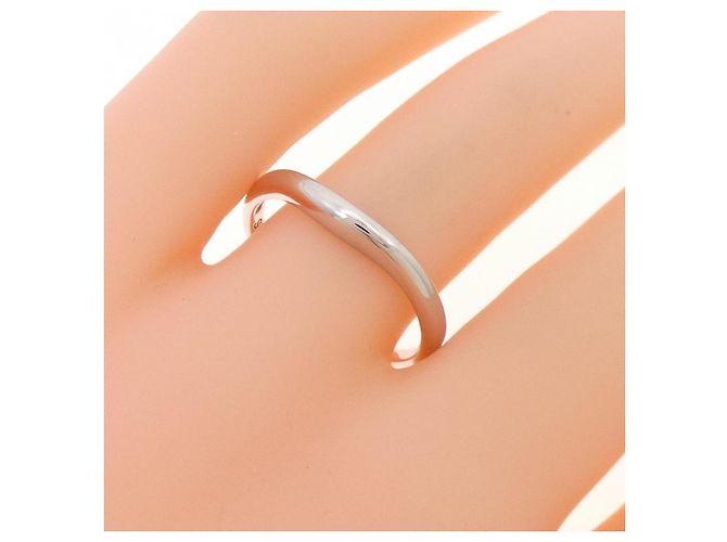 Bulgari Bvlgari Hochzeitsring aus Platin 950 Größe 14.5 Silber - Ansicht 5