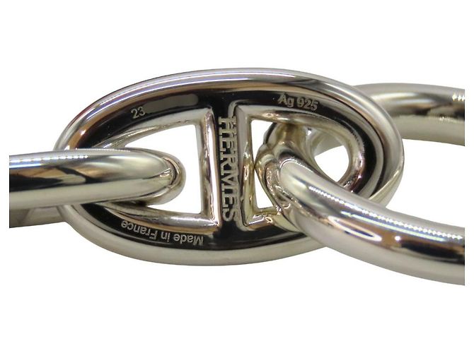 Hermès Bracciale Hermes Chaine d'Ancre Ag925 Misura 17 Argento - vista 5