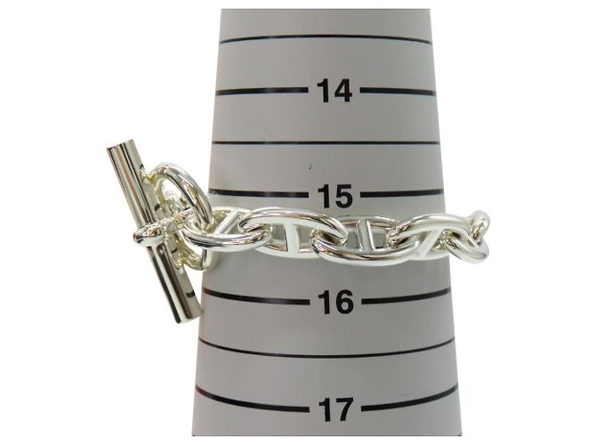 Hermès Bracciale Hermes Chaine d'Ancre Ag925 Misura 17 Argento - vista 8