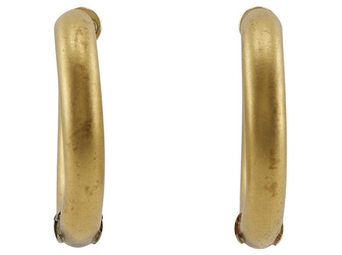 Chanel Coco Mark Loop Ohrringe Golden - Ansicht 3