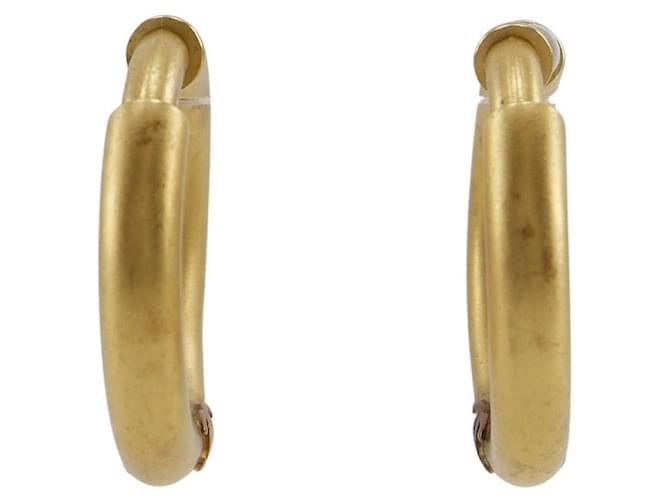Chanel Coco Mark Loop Ohrringe Golden - Ansicht 4