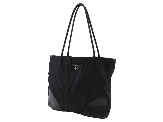 Prada Nylon 2way Tote Bag Schwarz - Ansicht 2