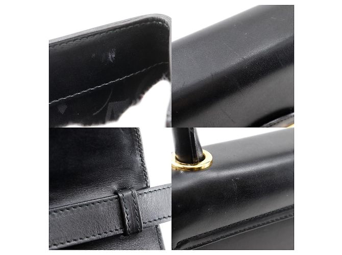 Borsa a tracolla e a mano 2WAY Salvatore Ferragamo in pelle di vitello Nero - vista 10