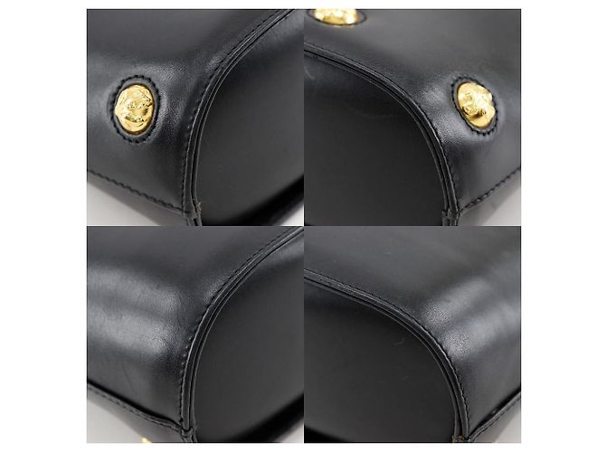 Borsa a tracolla e a mano 2WAY Salvatore Ferragamo in pelle di vitello Nero - vista 4