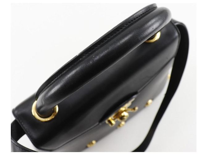 Borsa a tracolla e a mano 2WAY Salvatore Ferragamo in pelle di vitello Nero - vista 5