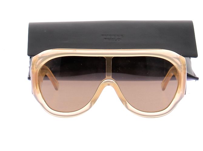 Phoebe Philo Occhiali da sole beige - vista 3