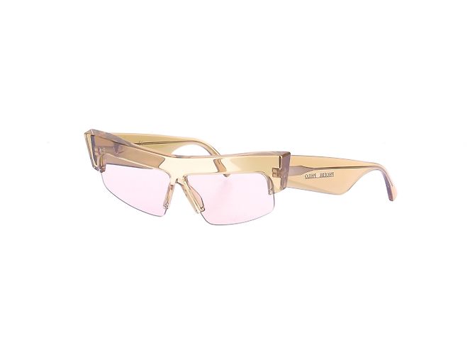 Phoebe Philo Gafas de sol en plástico beige - vista 2