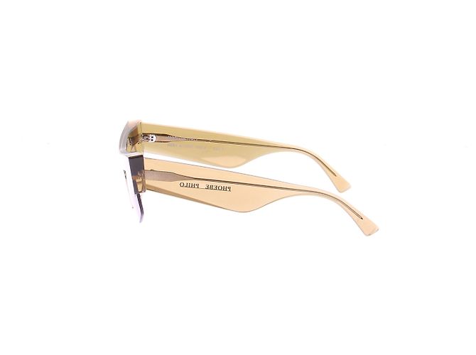 Phoebe Philo Gafas de sol en plástico beige - vista 4