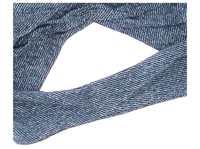 Magda Butrym Bikini estampado denim Azul - vista 5