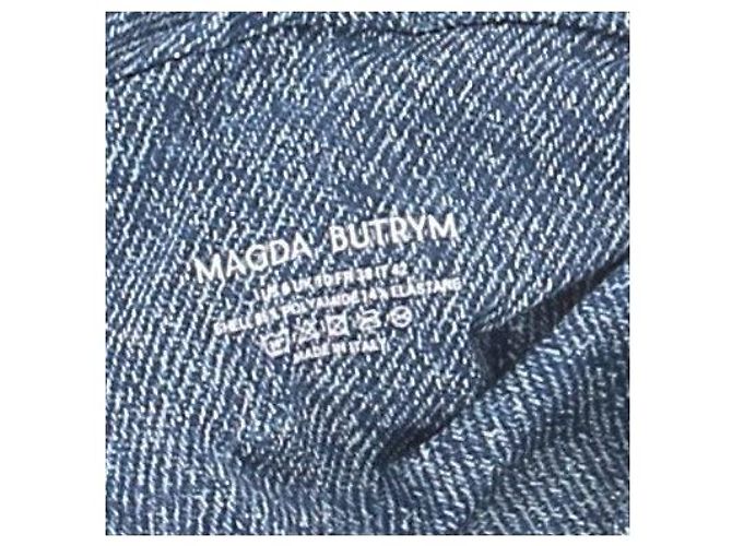 Magda Butrym Bikini estampado denim Azul - vista 6