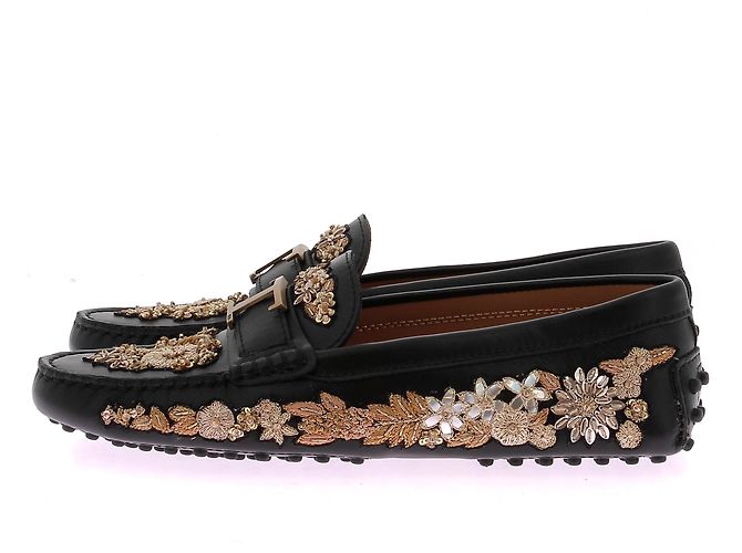 Tod's Mocassini in pelle "T Timeless" Nero - vista 3