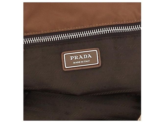 Prada Borsa Tote camel "Mariner" Cammello - vista 8