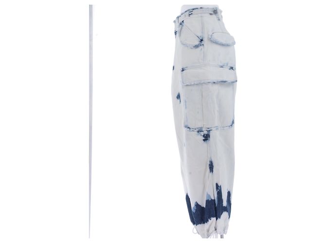 Dior Pantalón cargo tie & dye Blanco - vista 2
