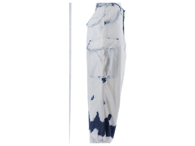 Dior Pantalón cargo tie & dye Blanco - vista 4