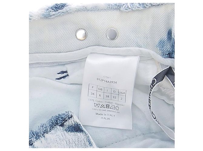 Dior Pantalón cargo tie & dye Blanco - vista 6