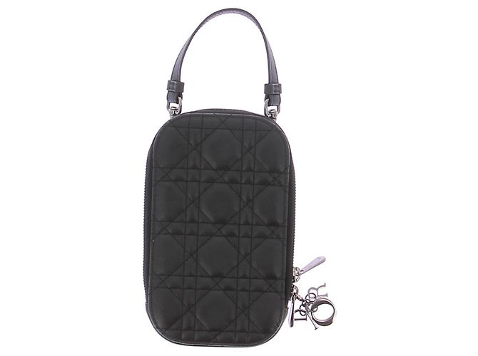 Mini Pochette "Lady Dior" Schwarz - Ansicht 2