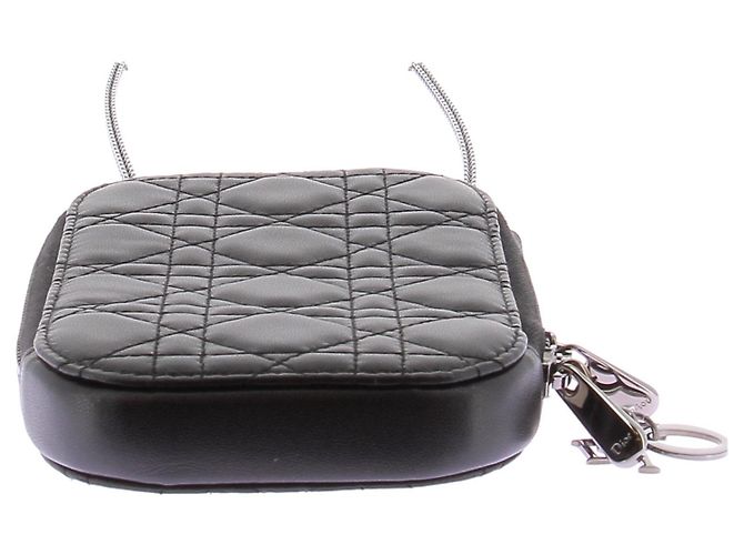 Mini Pochette "Lady Dior" Schwarz - Ansicht 5