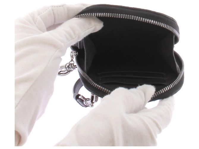 Mini Pochette "Lady Dior" Schwarz - Ansicht 6
