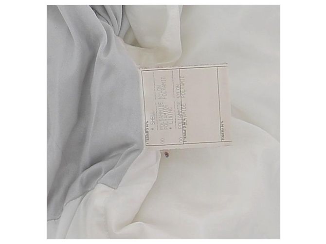 Chanel Jaqueta de Plumas Branca Tamanho 38 Branco - vista 6