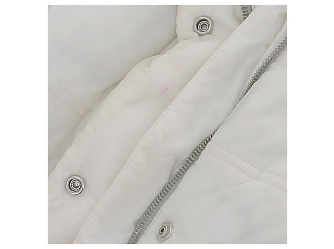 Chanel Jaqueta de Plumas Branca Tamanho 38 Branco - vista 7