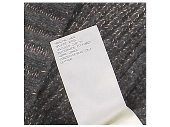 Louis Vuitton Pull à col roulé gris - vue 6