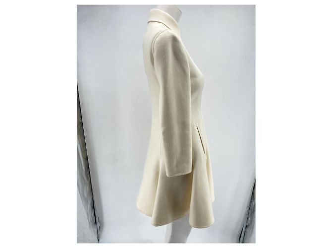 Valentino Garavani Abrigo de lana virgen Beige - vista 3