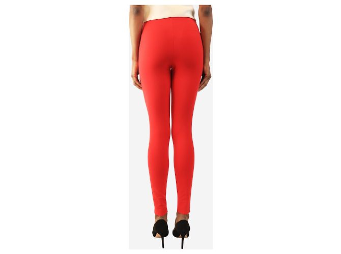 Balenciaga Rote Slim-Leg-Hose - Größe UK 8 - Ansicht 3
