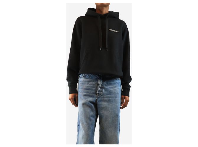 Burberry Sudadera con capucha Black Horseferry - talla S Negro - vista 3