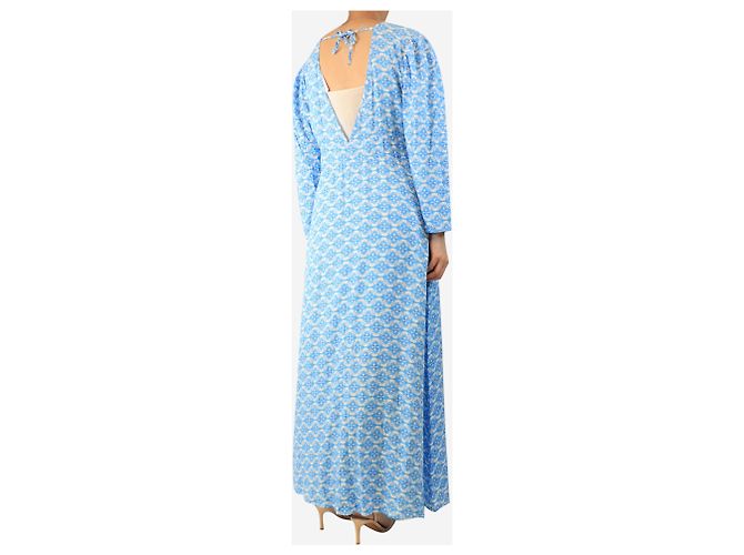 Melissa Odabash Blauer Farrah Kaftan - Größe M - Ansicht 2