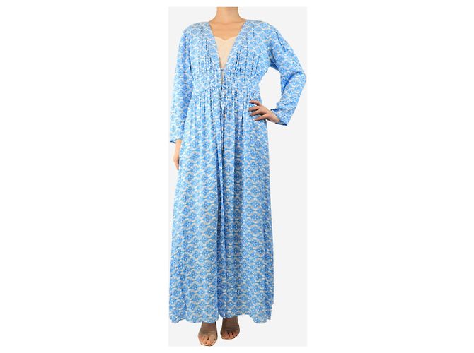 Melissa Odabash Blauer Farrah Kaftan - Größe M - Ansicht 3