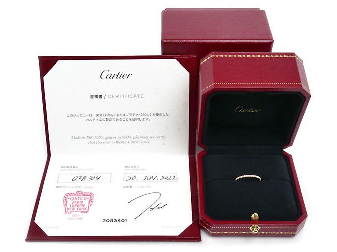 Anello Etincelle de Full Eternity in oro giallo 18K Cartier - vista 8