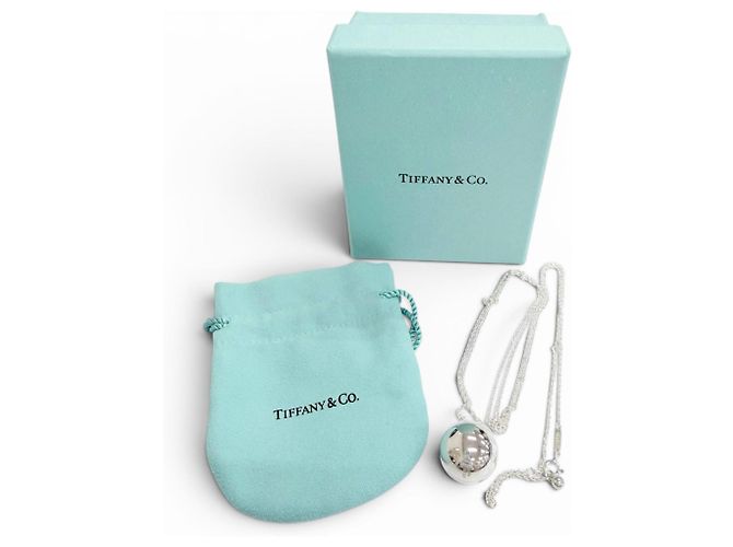 Tiffany & Co Collana con pendente Tiffany HardWear Ball Argento - vista 2