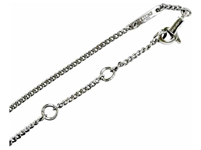 Céline Collar Triomphe Rhinestone Celine Plata - vista 6