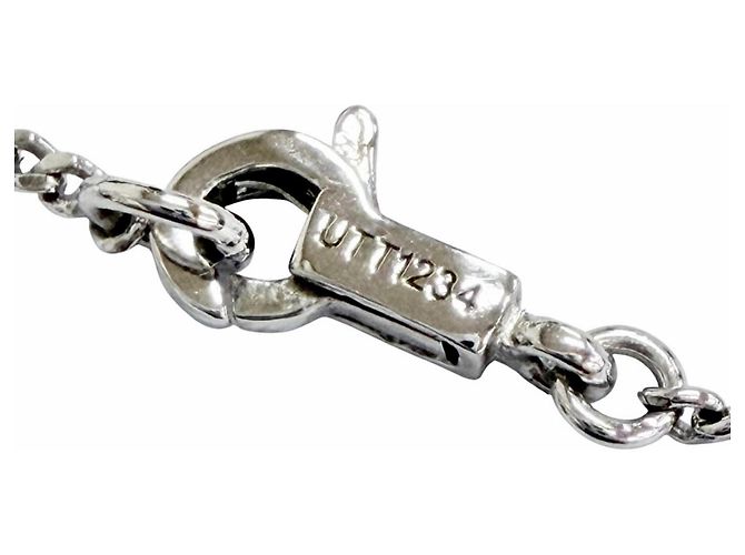 Céline Collar Triomphe Rhinestone Celine Plata - vista 8