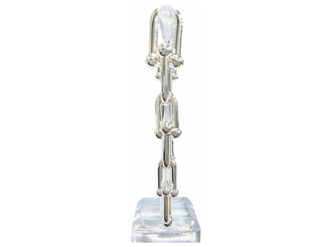Tiffany & Co Orecchini a lobo Tiffany HardWear Graduated Link Argento - vista 2