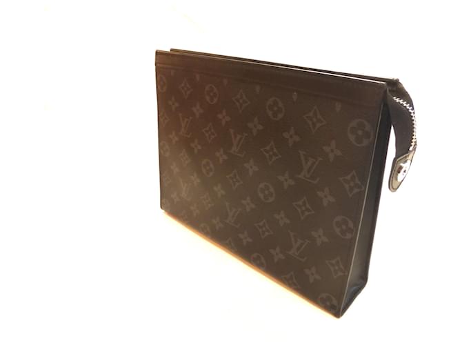 Pochette Louis Vuitton Monogram Eclipse Anthrazitgrau - Ansicht 10