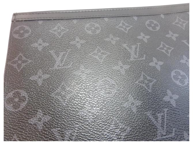 Pochette Louis Vuitton Monogram Eclipse Anthrazitgrau - Ansicht 16