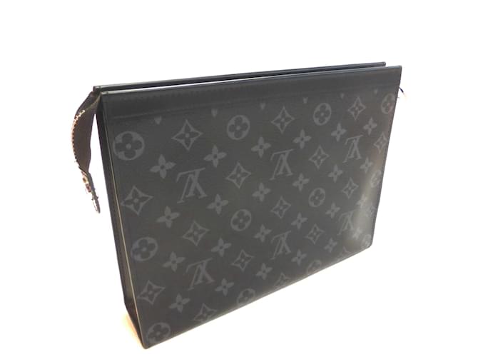 Pochette Louis Vuitton Monogram Eclipse Anthrazitgrau - Ansicht 6