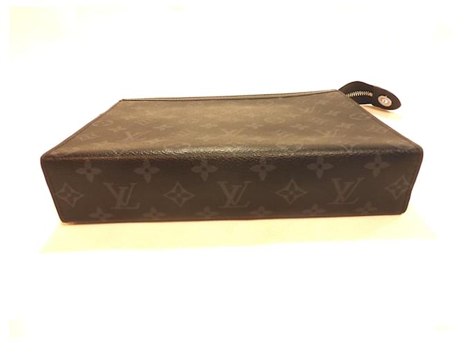 Pochette Louis Vuitton Monogram Eclipse Anthrazitgrau - Ansicht 7