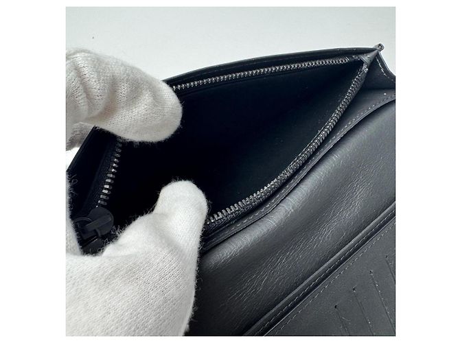 Louis Vuitton Monogram Shadow Portefeuille Brazza Nero - vista 8