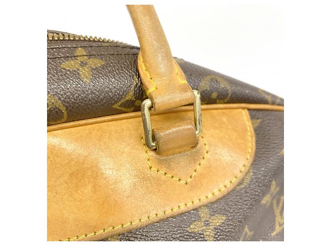 Borsa Louis Vuitton Monogram Deauville Marrone - vista 12